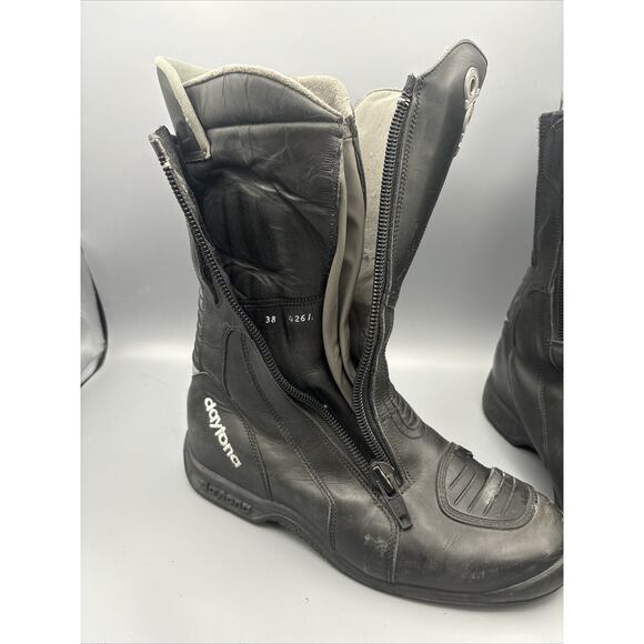 Daytona Racing / Touring Motorcycle Black Boots Size EU 38 Read main image 7